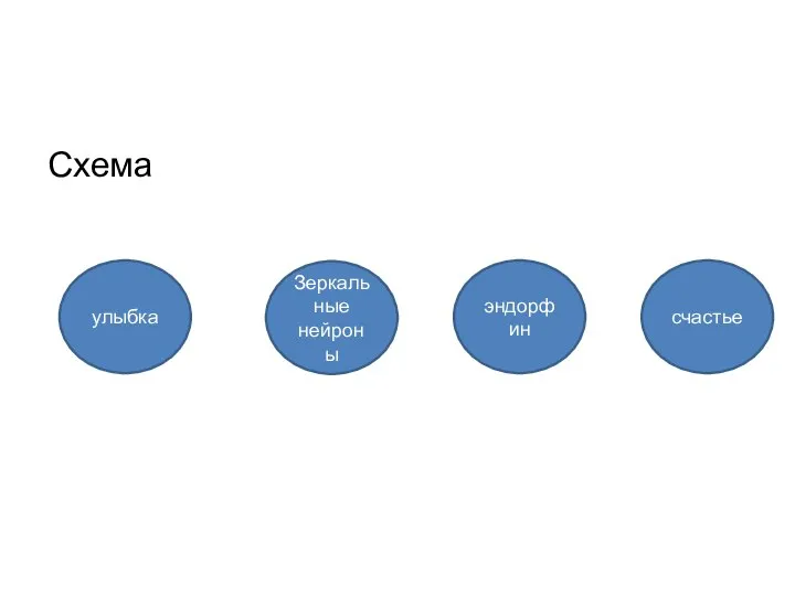 Схема улыбка Зеркальные нейроны эндорфин счастье