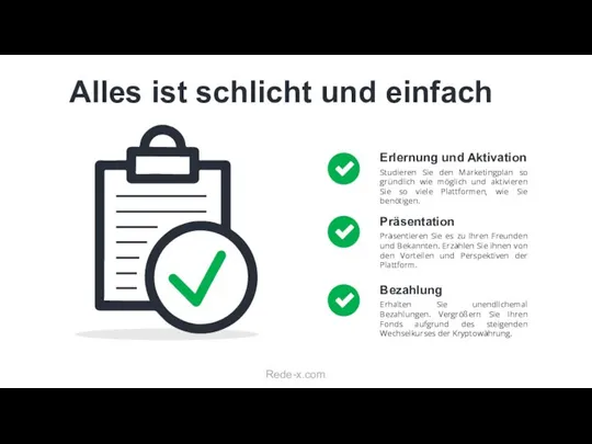 Studieren Sie den Marketingplan so gründlich wie möglich und aktivieren Sie