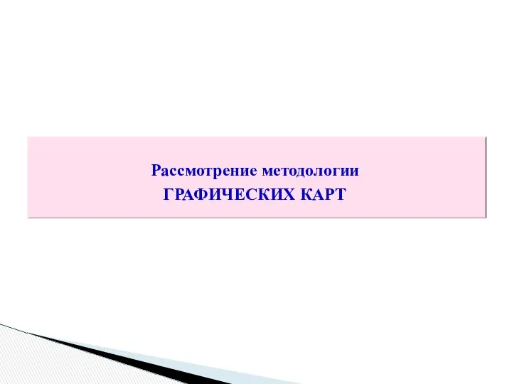 Рассмотрение методологии ГРАФИЧЕСКИХ КАРТ