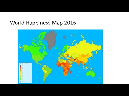 World Happiness Map 2016