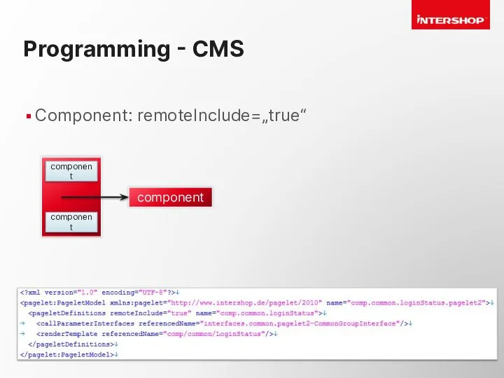 Programming - CMS Component: remoteInclude=„true“