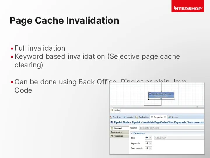 Page Cache Invalidation Full invalidation Keyword based invalidation (Selective page cache