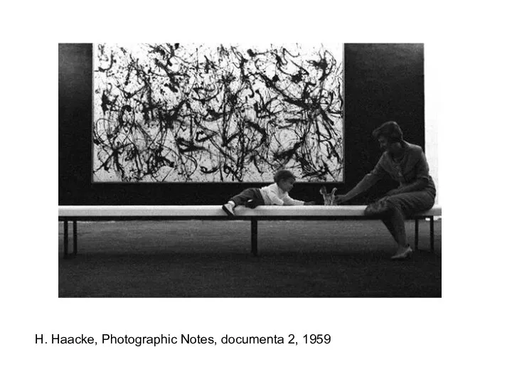 H. Haacke, Photographic Notes, documenta 2, 1959