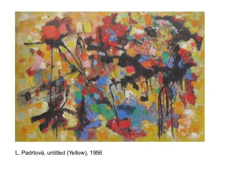 L. Padrtová, untitled (Yellow), 1956