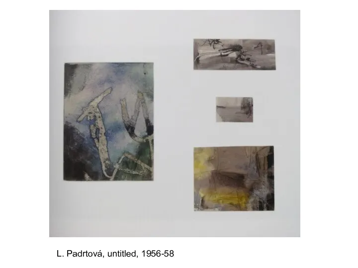 L. Padrtová, untitled, 1956-58