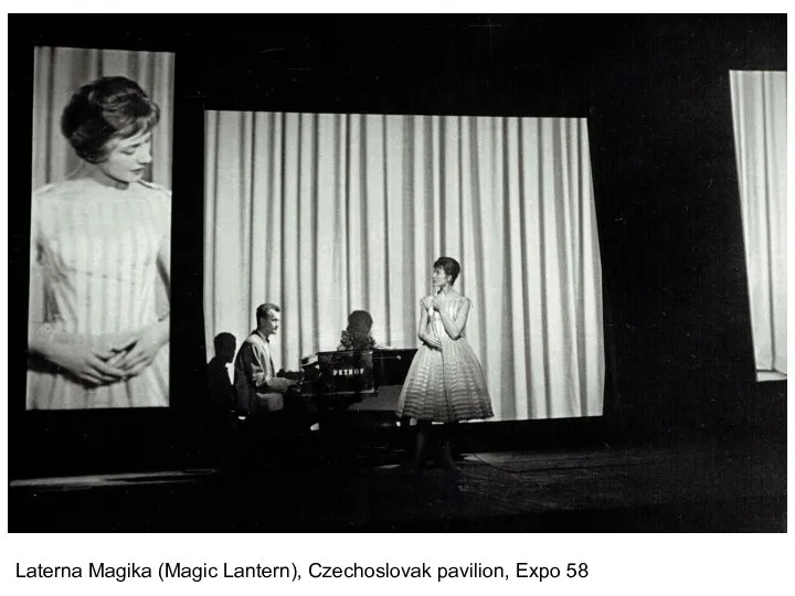 Laterna Magika (Magic Lantern), Czechoslovak pavilion, Expo 58