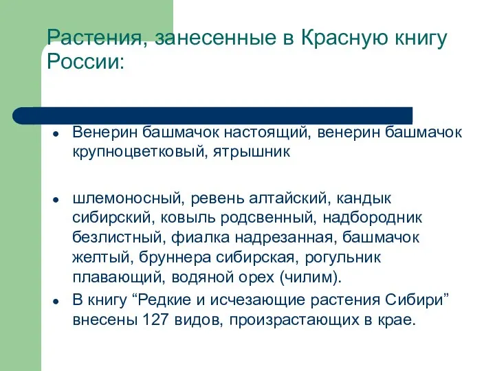 Растения, занесенные в Красную книгу России: Венерин башмачок настоящий, венерин башмачок