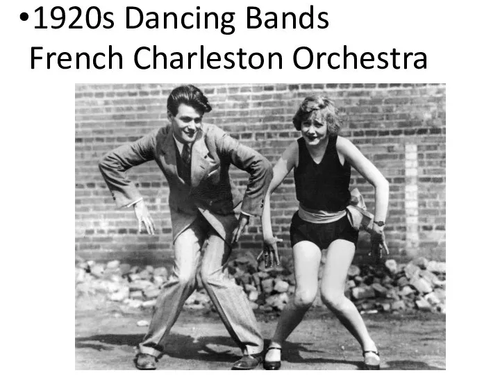 1920s Dancing Bands French Charleston Orchestra