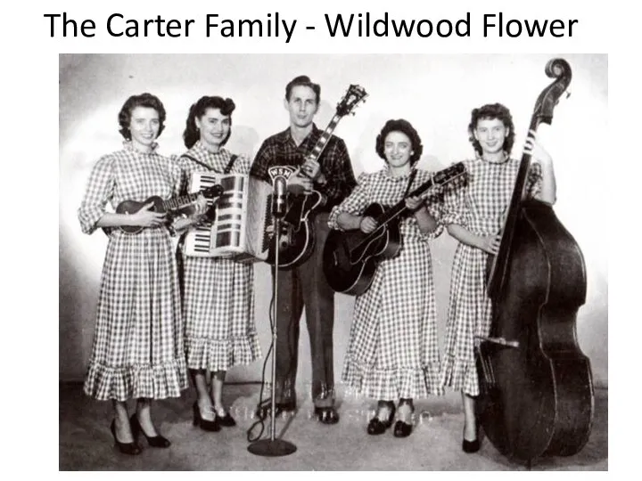 The Carter Family - Wildwood Flower