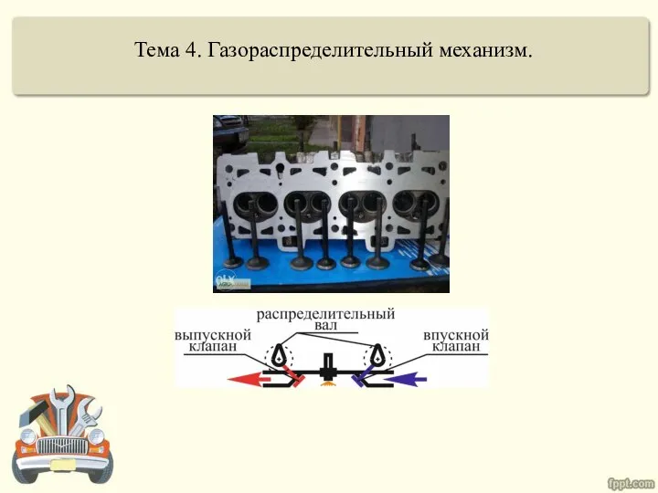 Тема 4. Газораспределительный механизм.