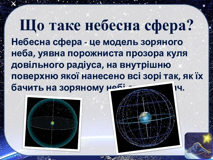 Що таке небесна сфера? Небесна сфера - це модель зоряного неба,