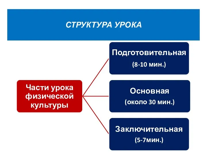 СТРУКТУРА УРОКА