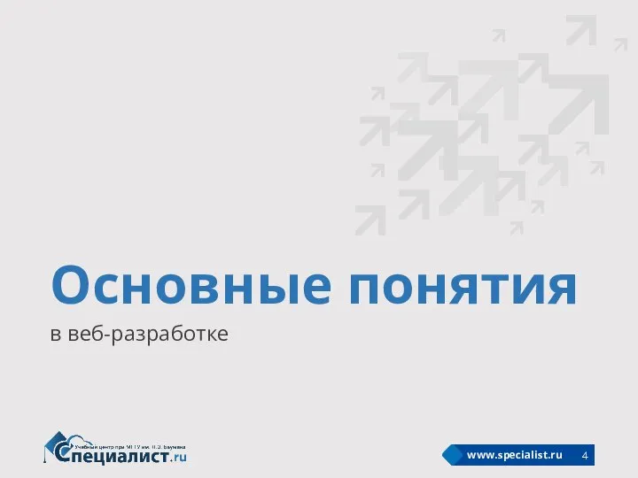 Основные понятия в веб-разработке