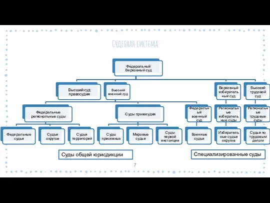 Судебная система Специализированные суды Суды общей юрисдикции
