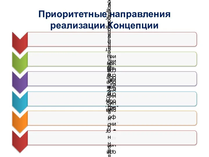 Приоритетные направления реализации Концепции