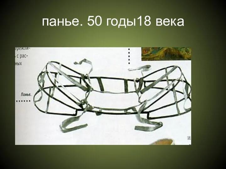 панье. 50 годы18 века