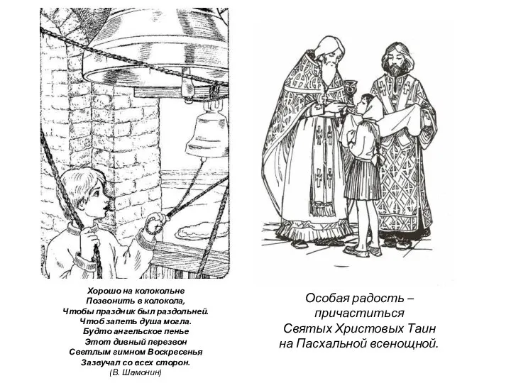 Хорошо на колокольне Позвонить в колокола, Чтобы праздник был раздольней. Чтоб