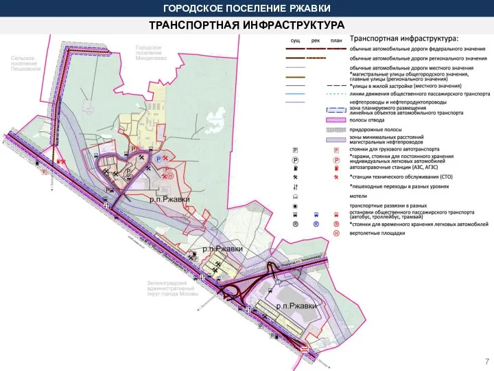 ТРАНСПОРТНАЯ ИНФРАСТРУКТУРА ГОРОДСКОЕ ПОСЕЛЕНИЕ РЖАВКИ