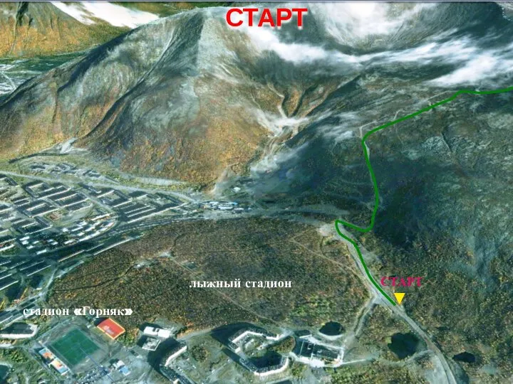 СТАРТ стадион «Горняк» лыжный стадион СТАРТ