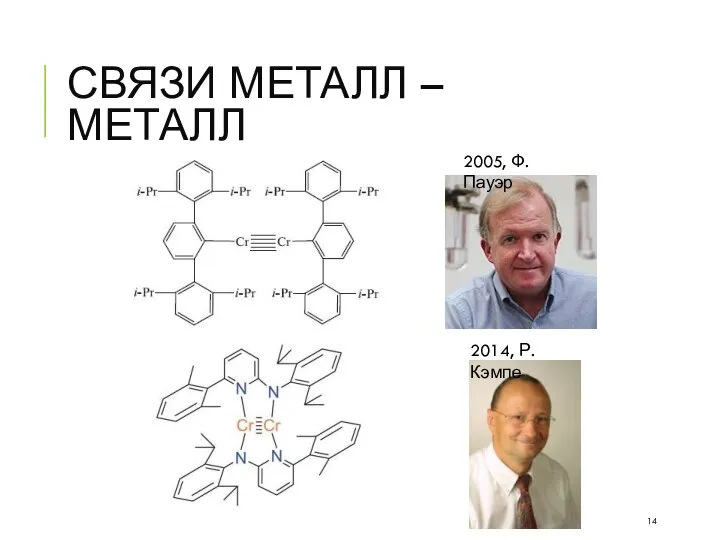 СВЯЗИ МЕТАЛЛ – МЕТАЛЛ 2005, Ф. Пауэр 2014, Р. Кэмпе