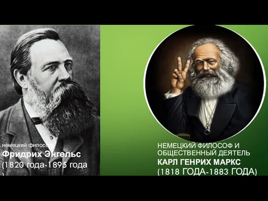 НЕМЕЦКИЙ ФИЛОСОФ И ОБЩЕСТВЕННЫЙ ДЕЯТЕЛЬ КАРЛ ГЕНРИХ МАРКС (1818 ГОДА-1883 ГОДА)