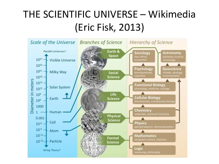 THE SCIENTIFIC UNIVERSE – Wikimedia (Eric Fisk, 2013)