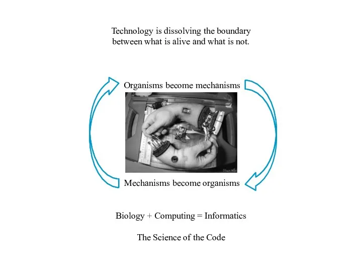 Technology is dissolving the boundary between what is alive and what