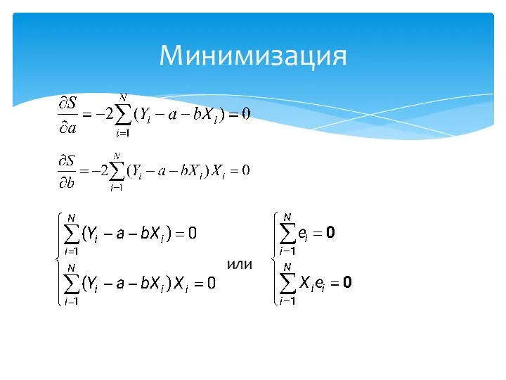 Минимизация или