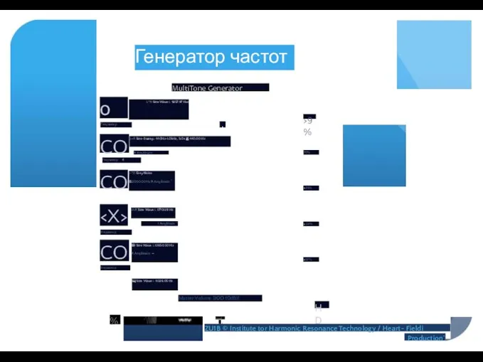 Генератор частот MultiTone Generator о L*R Sine Wave L 9257.97 Hat