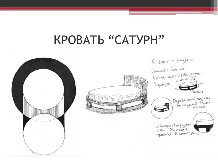 КРОВАТЬ “САТУРН”