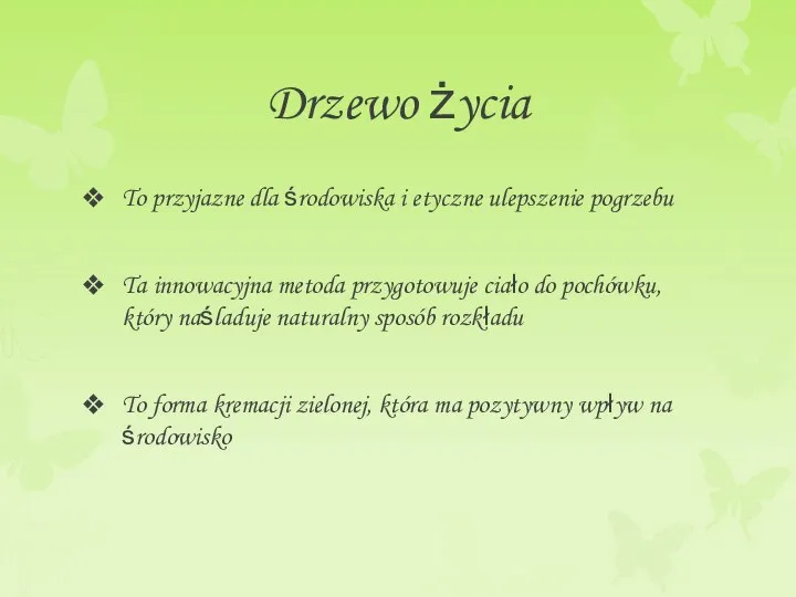 Drzewo życia To przyjazne dla środowiska i etyczne ulepszenie pogrzebu Ta