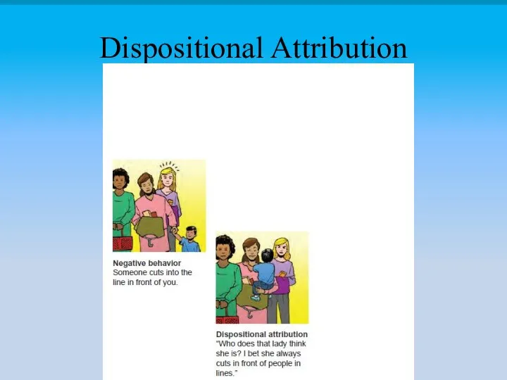 Dispositional Attribution