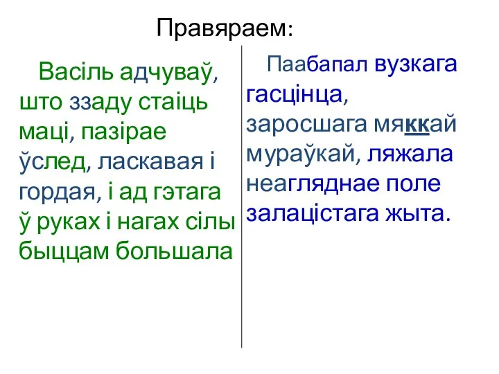 Правяраем: Васіль адчуваў, што ззаду стаіць маці, пазірае ўслед, ласкавая і