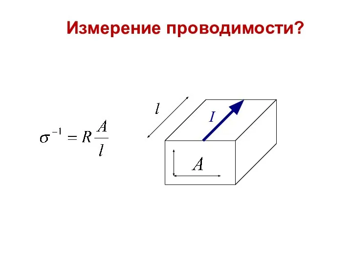 Измерение проводимости?