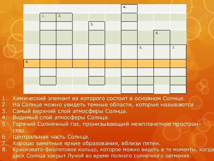 Химический элемент из которого состоит в основном Солнце. На Солнце можно