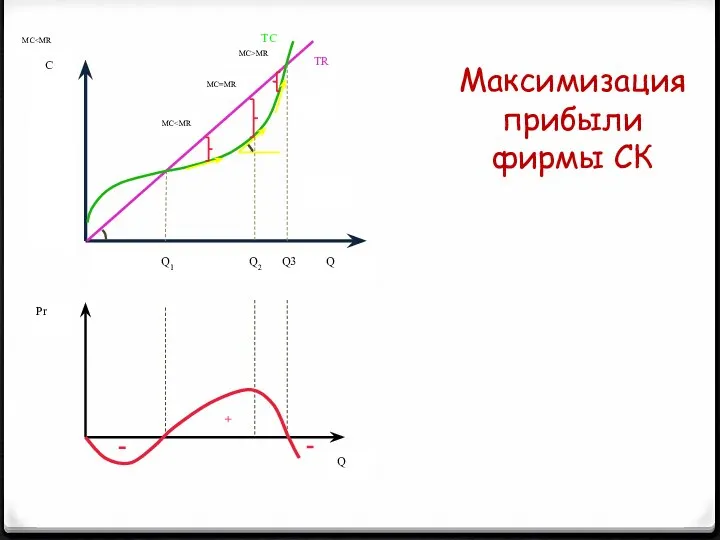 Максимизация прибыли фирмы СК