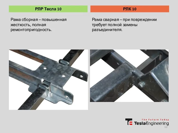 РЛР Тесла 10 РЛК 10 Рама сборная – повышенная жесткость, полная