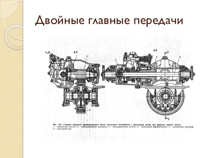 Двойные главные передачи