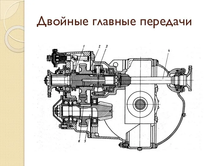 Двойные главные передачи