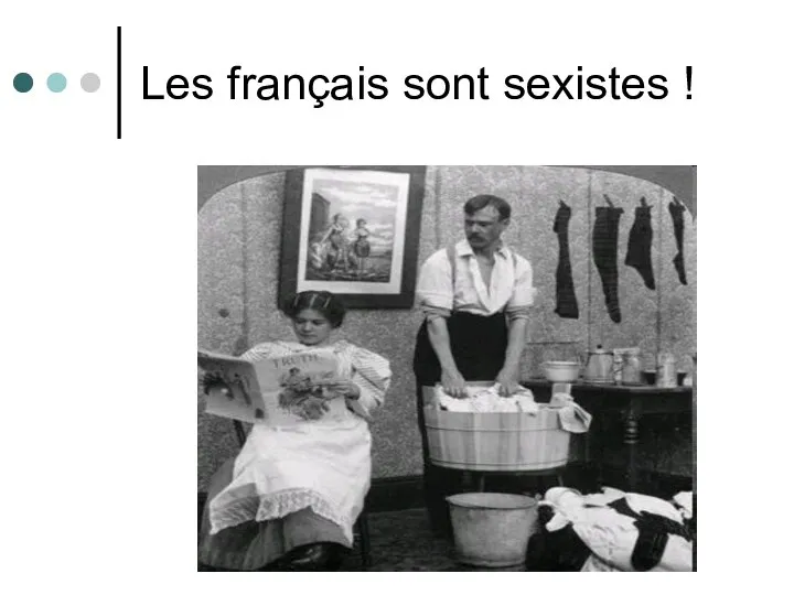 Les français sont sexistes !