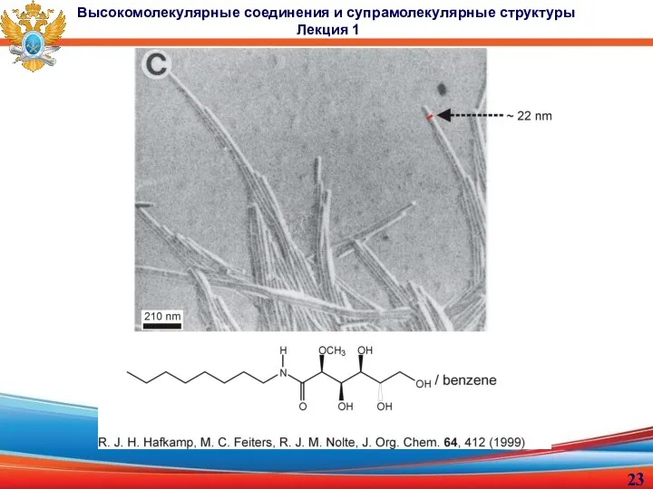 Высокомолекулярные соединения и супрамолекулярные структуры Лекция 1