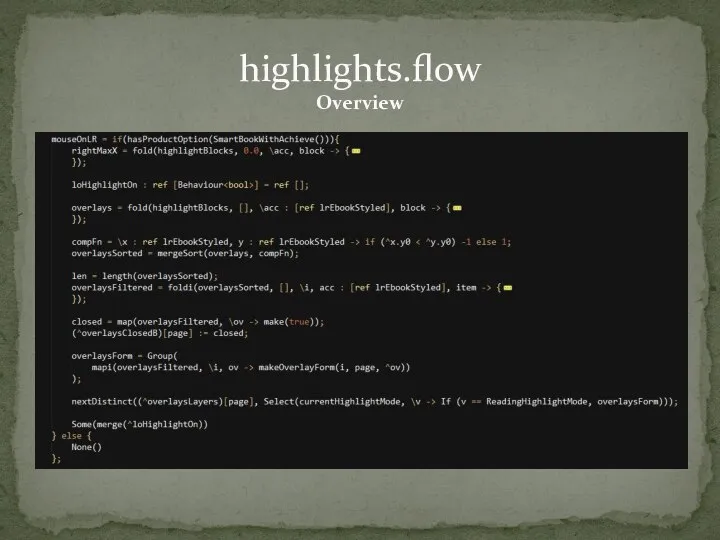 highlights.flow Overview