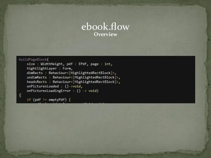 ebook.flow Overview