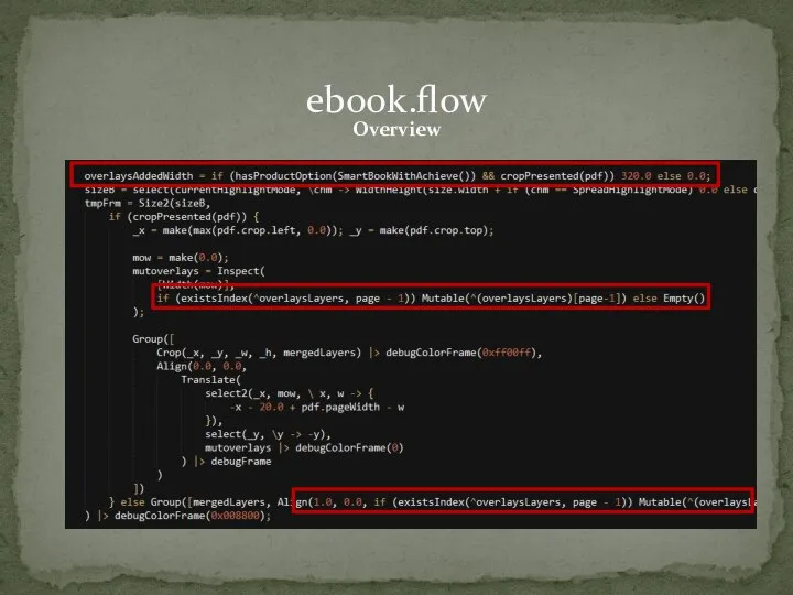 ebook.flow Overview