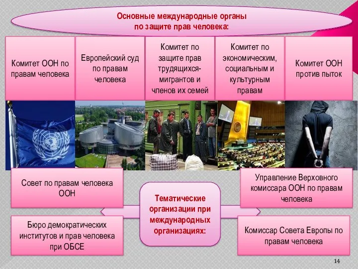 Основные международные органы по защите прав человека: Европейский суд по правам