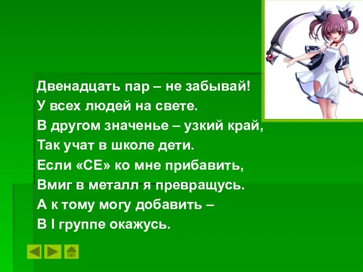 Двенадцать пар – не забывай! У всех людей на свете. В