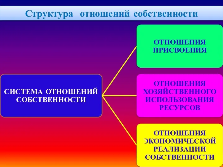 Структура отношений собственности