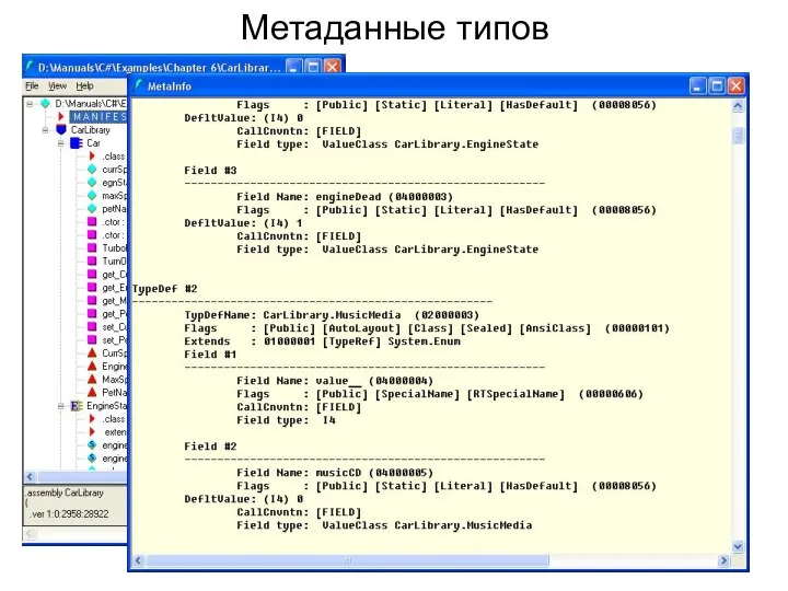 Метаданные типов