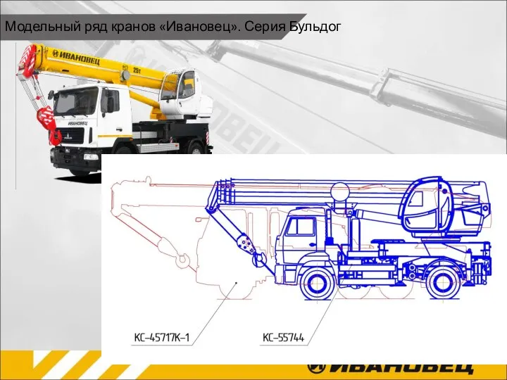 Модельный ряд кранов «Ивановец». Серия Бульдог