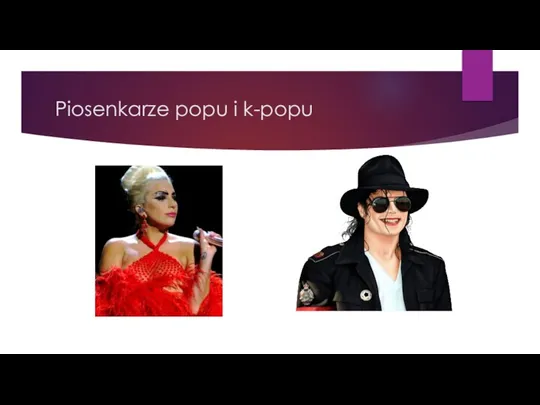 Piosenkarze popu i k-popu